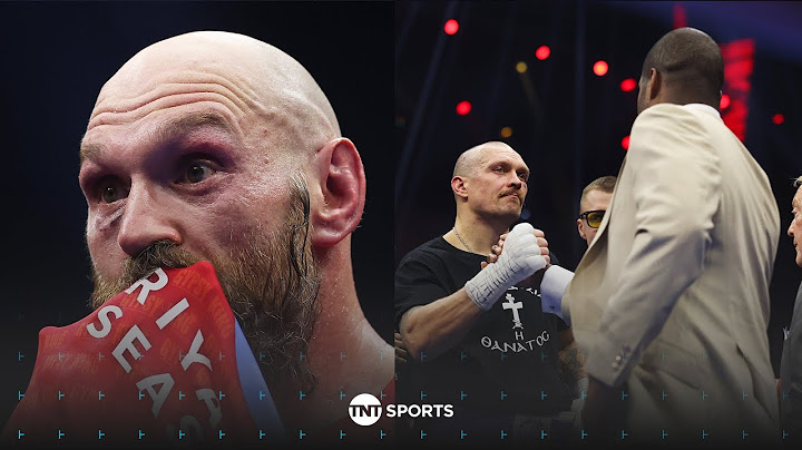 TYSON FURY LEFT THE RING! 😳 Fury was not happy after Dubois stormed the ring #UsykFury2 🇸🇦