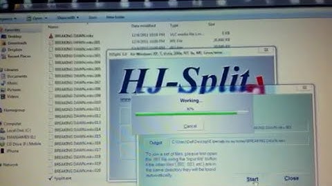 how to combine mkv files using hjsplit