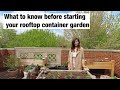 What To Know Before Starting Your Rooftop Container Garden | Chicago Gardener