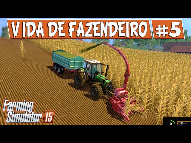 Jogo de Fazenda - Farmig Simulator 15 - Trabalhando com madeira