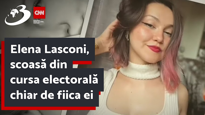 Elena Lasconi, scoasă din cursa electorală chiar de fiica ei | Tânăra ar vrea să intre în politică