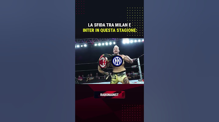 Il Milan è troppo forte nelle partite contro l'Inter!🤫🇮🇹