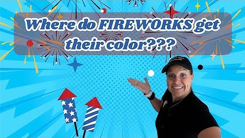 How Fireworks Get Their COLORS: The Science Explained!!!