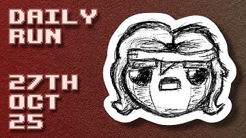 The Binding of Isaac | Daily Run 27th Oct 2025 (Rank: 3️⃣🥉)