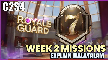 BGMI C2S4 M7  WEEK 2 MISSIONS EXPLAIN MALAYALAM | @UTubeMediaMalayalam