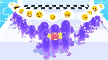 Join Blob Clash 3D | satisfying gameplay walkthrough - Android IOS