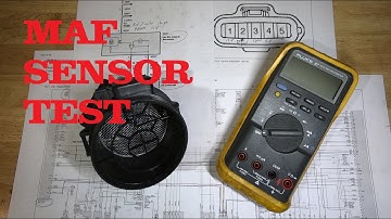 How to test Digital or Analog  Mass Air Flow (MAF) Sensor, With or Without wiring diagram, 3-5 wire