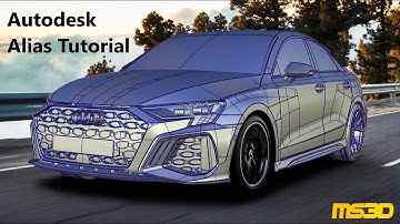 Audi RS3 2022 Course | Alias Basics 3 | Free Preview | Autodesk Alias | MS3D
