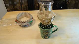 Kikkerland Brass Collapsible Coffee Dripper Review