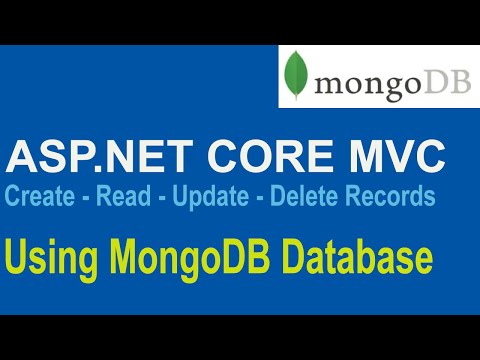 Asp.net Core MVC with MongoDB Database Tutorial