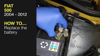Fiat 500 (2004 - 2012) - Replace the battery - YouTube