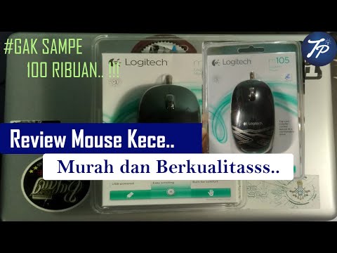 Unboxing dan Review Mouse Logitech M105 Black 2020 | Scrollnya Lembut Bangatt..