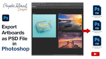 Export Artboards as PSD File in Photoshop