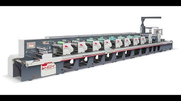 Smart-340 Full Servo Unit Type Felxo Printing Machine