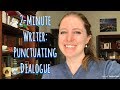 Punctuating Dialogue Quiz