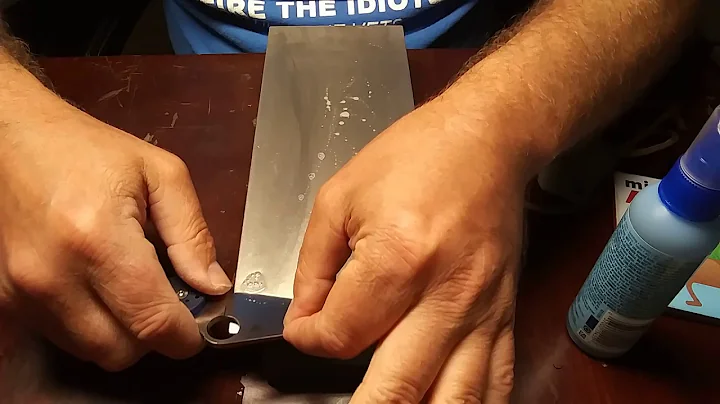 Sharpening a spyderco pm3 s110v to hair whittling edge