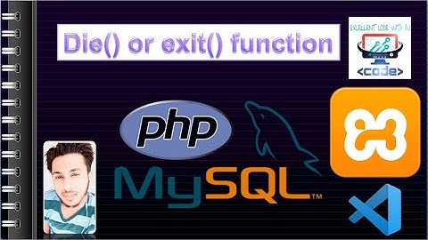 die() or exit() function in PHP || EXCELLENT CODE WITH AJ