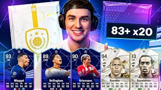 TOTGS 83+ x 20's & CRAZY 87+ Icon Packs