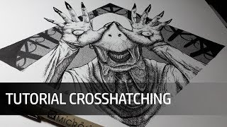 Cómo dibujar con la técnica de entramado (crosshatching)