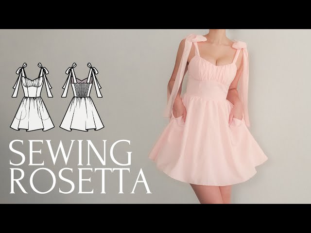 ワンピース L'or Back-tie Shirring Dress L'or Back-tie Shirring Dress