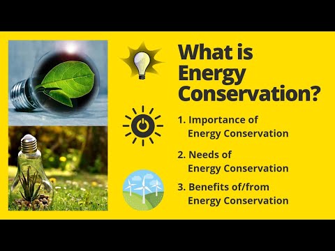 the importance of energy conservation