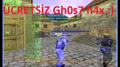 2016 Ücretsiz gh0s7 h4x sxe 15.7 ve üst sürümler cs 1.5 cs 1.6 da %100 çalışır. :)