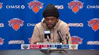 Julius Randle on how Derrick Rose has mentored these Knicks