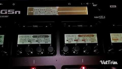 How to create patches in zoom G5n guitar multi effect processor