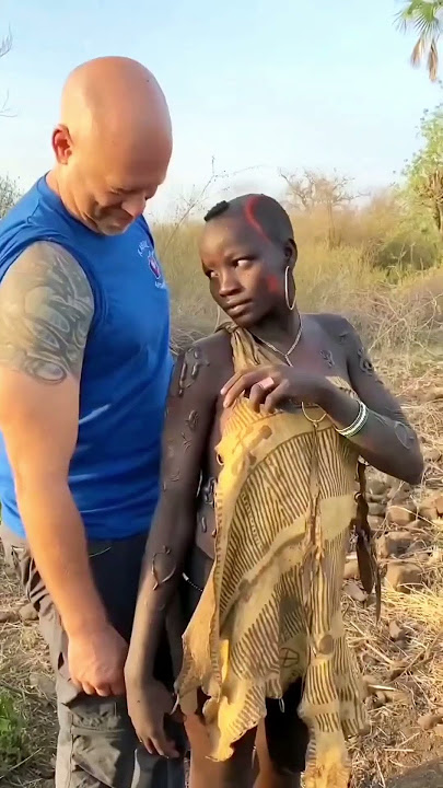 Bodi tribe Omo Valley Ethiopia #ethiopia #omovalley #omoadvisor #omoriver #shorts #africa #travel