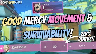 GOOD Mercy Survivability & Positioning! 🎀 Fail focus mercy - S9 ✨ PC Mercy Gameplay ✨ ~ Overwatch 2