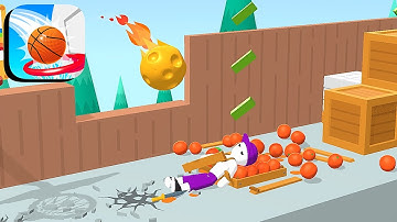 Bounce Dunk ​- All Levels Gameplay Android,ios (Part 121)