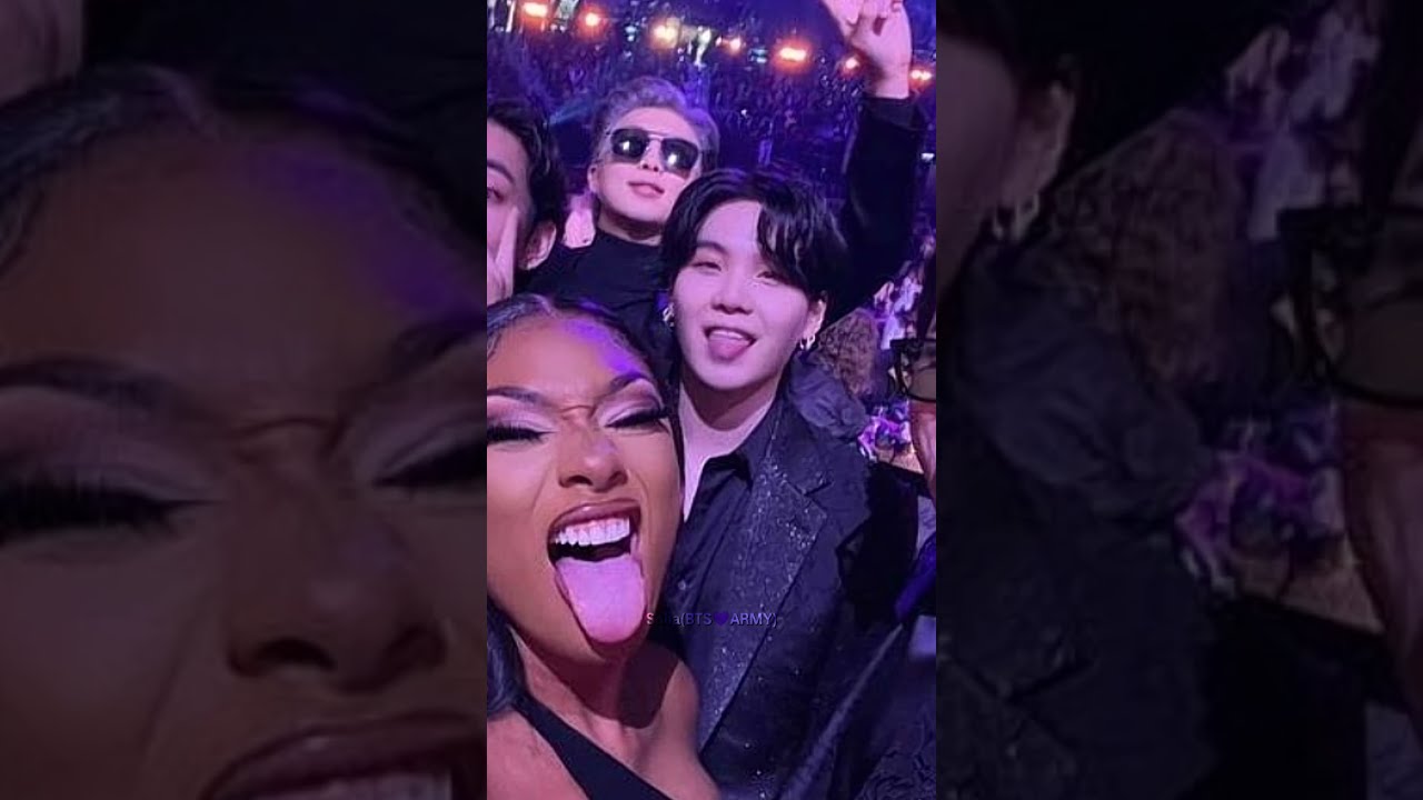 JK Yoongi Jimin Imitating Megan S Facial Expression Shorts Bts
