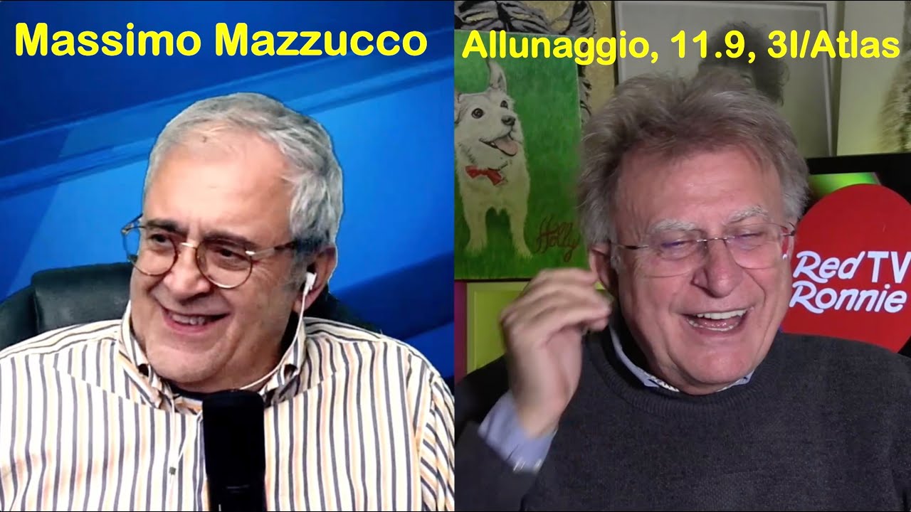 MASSIMO MAZZUCCO 3I/Atlas, Luna (ci siamo andati?), 11 settembre (aerei ologrammi?) etc.