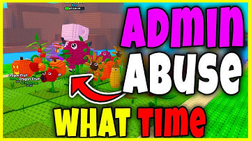 What TIME is ADMIN ABUSE in PLANTS VS BRAINROTS - When is ADMIN ABUSE Roblox