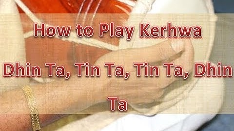 Learn How to Play Keherwa Taal on Dholak, Kehrwa Variation, Fillers Lesson 1