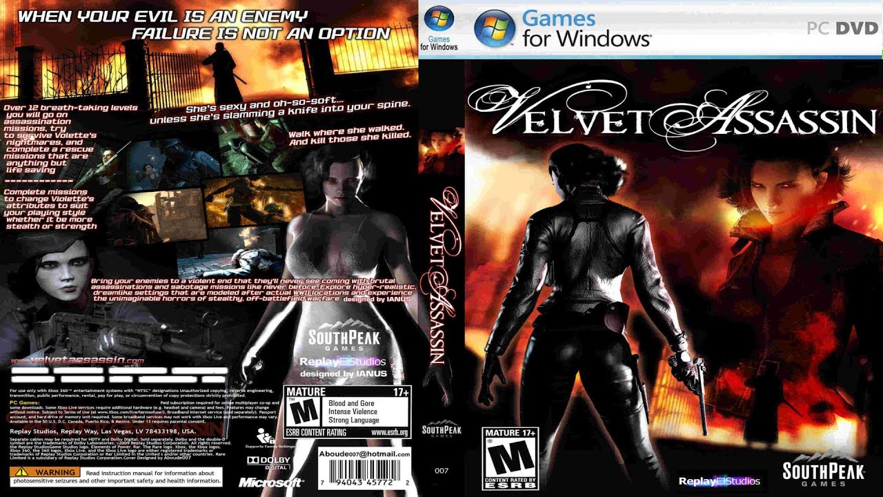 Velvet Assassin On Gtx 580 Gameplay 1080p Max Settings Youtube