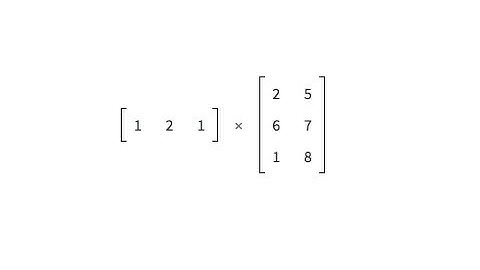 Vector-matrix multiplication animation