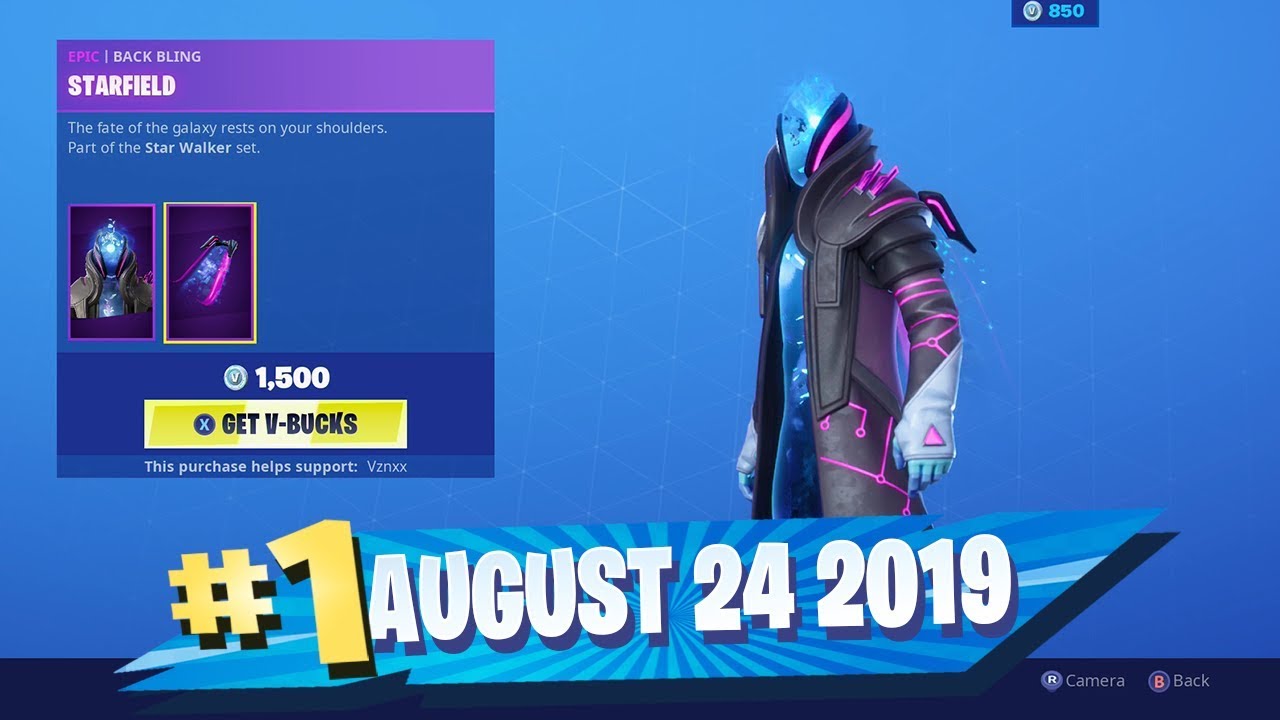 Fortnite Item Shop New Infinity Skin Eternal Zero August 24 2019 Fortnite Battle Royale Youtube