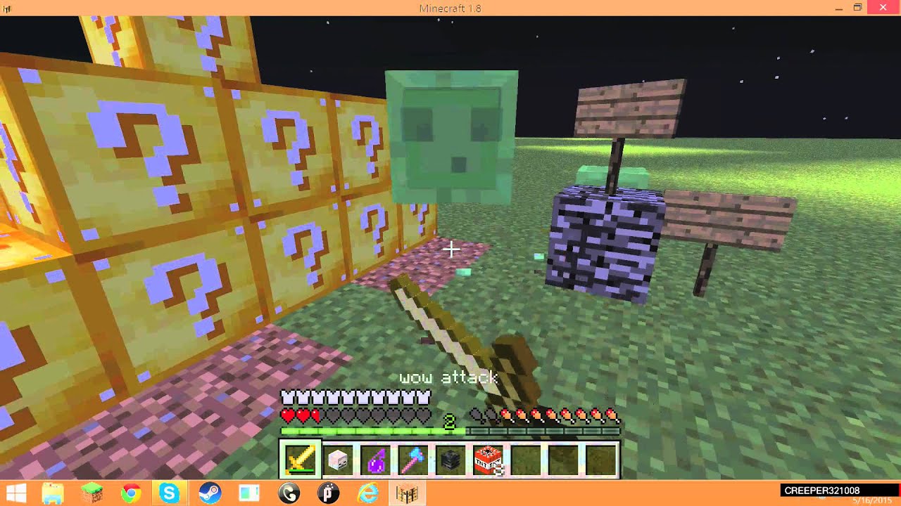 Minecraft lucky blocks mod showcase - YouTube
