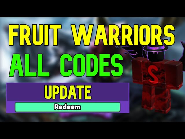 ALL Fruit Warriors CODES  Roblox Fruit Warriors Codes (April 2023) 