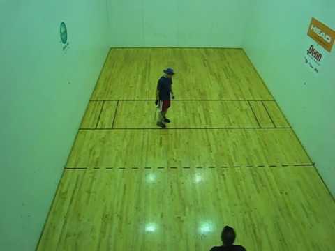 Part 1 of 2. Donnie Akins vs Charles Cotton - Game 2 - 2010 Metroplex Racquetball Championships