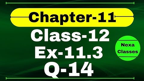 Class 12 Ex 11.3 Q14 Math | 3D Geometry | Q14 Ex 11.3 Class 12 Math | Ex 11.3 Q14 Class 12 Math Nexa
