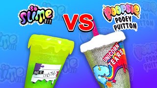 Slime VS Slime - So Slime DIY vs Poopsie Pooey Puitton