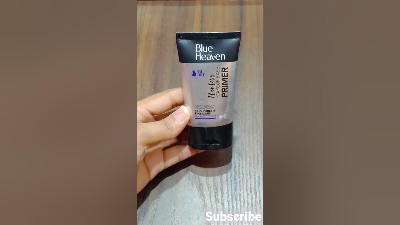 Blue Heaven Flawless Mackup Base Primer Review shorts youtubeshorts makeupshorts blueheaven