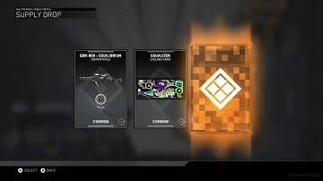 1 RIPPER 1 SUPPLY DROP-INFINITE WARFARE