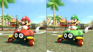 Mario Kart 8 Deluxe - Flower Cup 200cc (2 Players)