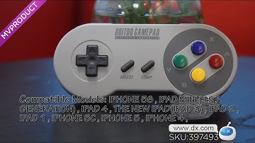8Bitdo SFC30 BT Wireless Gamepad for IOS & Android & Windows - Grey