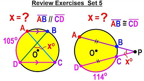 Geometry - Ch. 6: Circles (32 of 39) Review Exercise: Set 5 of 12