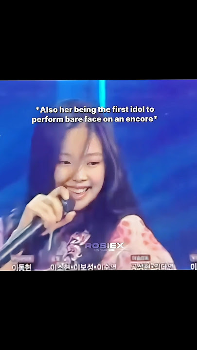 Jennie without makeup on stage! #shorts #blackpink #jennie #viral #fyp