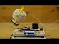 DIY Yarn ball winder Machine | Arduino project